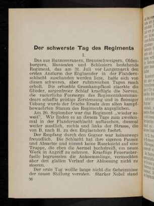 90 16. Der schwerste Tag des Regiments.