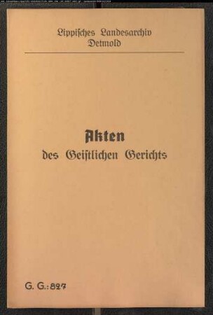 Johann Cord Hansinck (Hansing) zu Asemissen gegen Trin Ilsabein Hagemeyer aus Krentruperhagen, wegen einer Eheklage