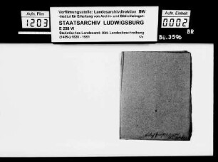 Desgleichen von Birkach mit Riedenberg und Kleinhohenheim