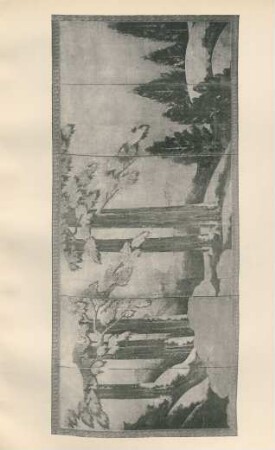 [XXXIX. Pines on snowy mountains by Kano Yeitoku ...]