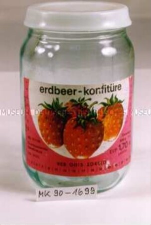 Glas für "erdbeer-konfitüre"
