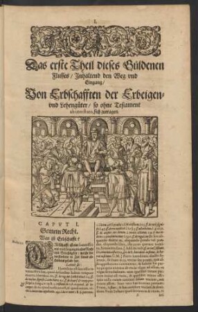 Caput I. Gemein Recht. Was ist Erbschafft?