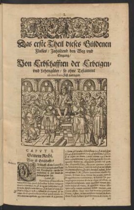 Caput I. Gemein Recht. Was ist Erbschafft?