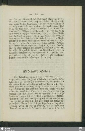 Ordinäre Oefen