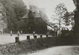 Festung Königstein: Wachtposten der Königlich-Sächsischen Armee : Festung Königstein. Wachtposten der Königlich-Sächsischen Armee unterhalb der Festung