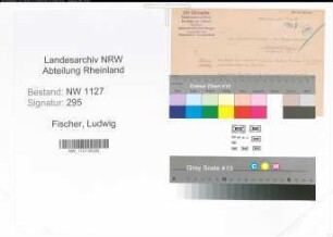 Entnazifizierung Ludwig Fischer , geb. 00.00.0000 (Amtsoberinspektor)
