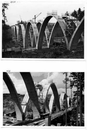 Rohrbach-(Friedens)brücke, km 211,808 - 212,130 Fertige Bögen
