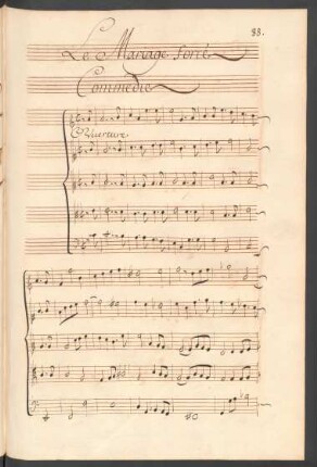 Le mariage forcé; V (3), i (5); LWV 20