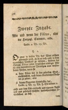 306-342, Zweyte Zugabe
