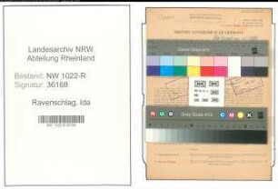Entnazifizierung Ida Ravenschlag , geb. 05.05.1896 (Prokuristin)
