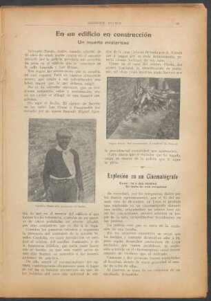 En un edificio en construcción - Un muerto misterioso