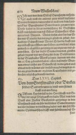 Das LXVI. Capitel.