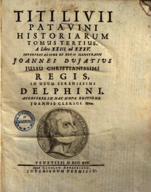 Titi Livii Patavini historiarum libri qui extant, 3