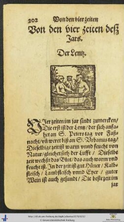 Von den vier zeiten desz Jars
