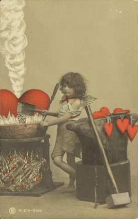 [Amor schmiedet Herzen]