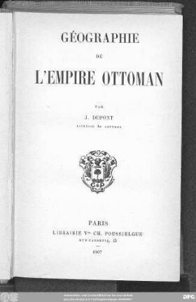 Géographie de l'Empire Ottoman