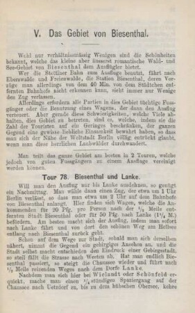 Tour 78. Biesenthal und Lanke