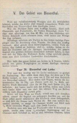 Tour 78. Biesenthal und Lanke