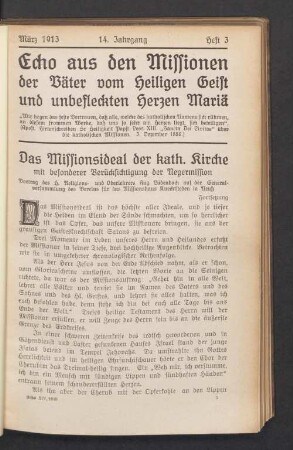 März 1913. Heft 3
