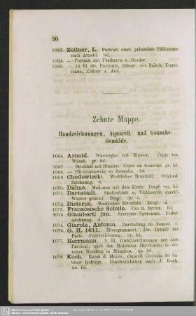 Zehnte Mappe