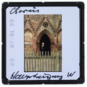 Chorin, Kloster : Hauptportal Klosterkirche