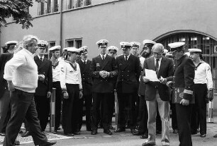 Freiburg im Breisgau: Empfang der Mannschaft vom Tross-Schiff "Freiburg"