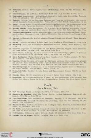 Plastik (Nr. 138-179)