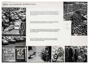 Nr. 11 Das uns drohende Verkehrschaos ... (Werkbundkiste Stadtplanung - Aufgabe unserer Zeit, Schautafel)