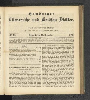 No. 76. 21. September 1853