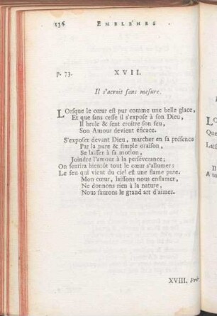 XVII. Il s'acroit sans mesure.