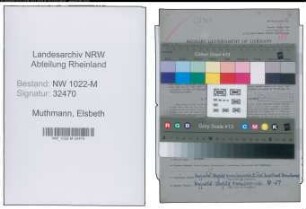 Entnazifizierung Elsbeth Muthmann , geb. 06.08.1893 (Krankenschwester)