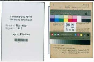 Entnazifizierung Friedrich Loyda , geb. 22.01.1922 (Schlosser)
