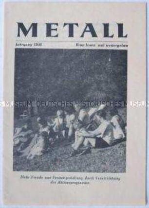 Mitteilungsblatt des FDGB für Westberliner Metallarbeiter u.a. zum Gewerkschaftstag der IG Metall in Dortmund