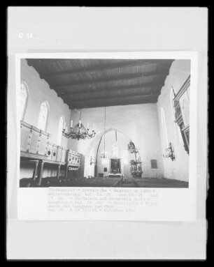 Dorfkirche — Langhaus