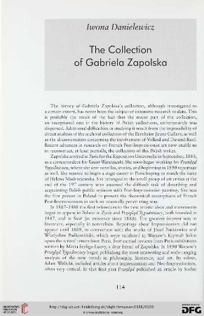 39: The Collection of Gabriela Zapolska