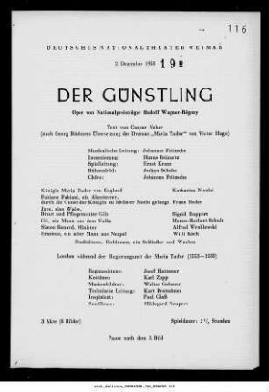 Der Günstling