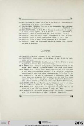 Gravures (Nr. 1178-1291)