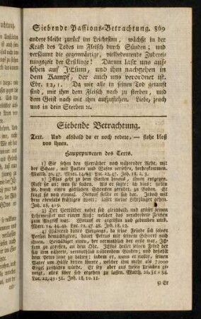 869-881, Siebende Betrachtung.