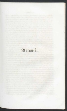 Botanik.