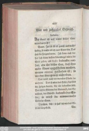 Vier und sechzigstes Gespräch.
