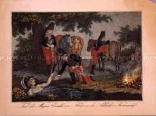 Tod des Majors Ewald von Kleist in der Schlacht bei Kunersdorf 1759