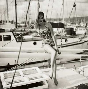 Modeaufnahme, Modell Elsa Martinelli
