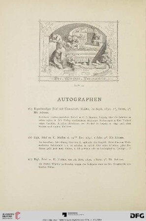 Autographen (Nr. 265-277)