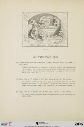Autographen (Nr. 265-277)
