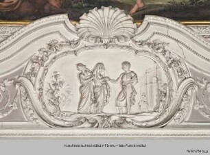 Stuckdekoration der Decke : Nova Nupta (Frischvermählte)
