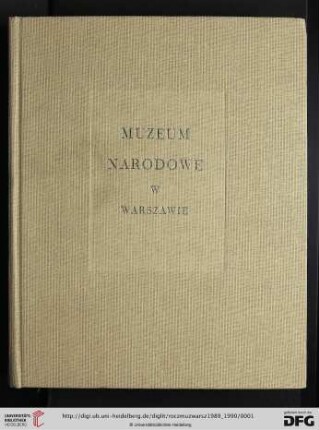 33-34: Rocznik Muzeum Narodowego w Warszawie