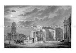 Das Schauspielhaus auf dem Gendarmenmarkt in Berlin - aus dem Brandenburgischen Album