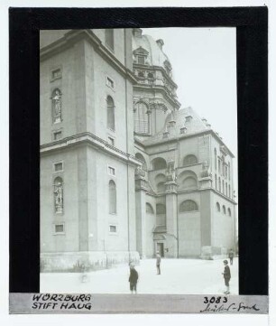 Würzburg, Stift Haug : Ansicht von SW