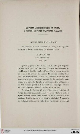 34: Scoperte archeologiche in Italia e nelle antiche provincie romane, [10]