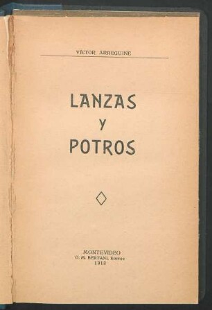 Lanzas y potros
